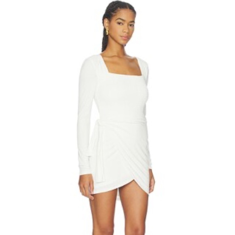Privacy Please Off White Devon Long Sleeve Dress Size Small